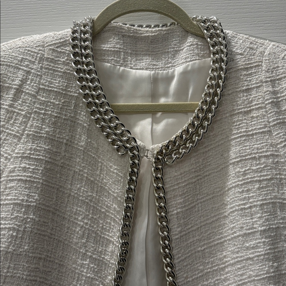 Boston Proper White Jacket - Picture 2 of 8